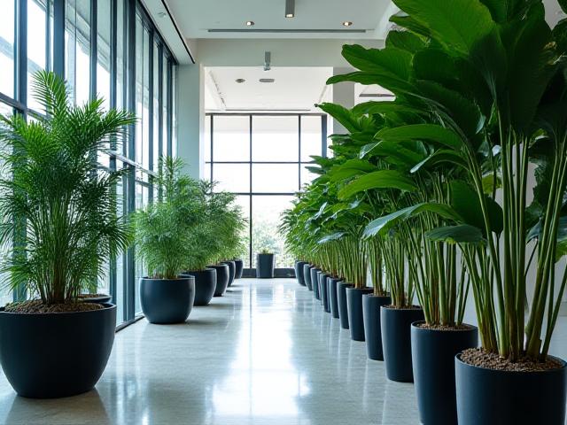 Total plantscaping i hotelmiljø